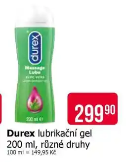 Teta Durex Lubrikační gel nabídka
