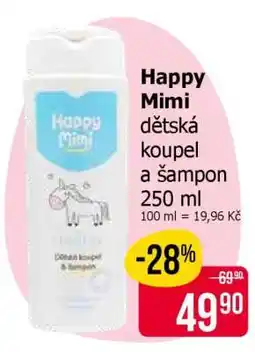 Teta Happy Mimi dětská koupel a šampon 250 ml nabídka