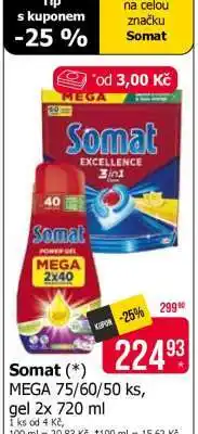 Teta Somat (*) MEGA 75/60/50 ks, gel 2x 720 ml nabídka