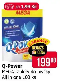Teta Q-Power MEGA tablety do myčky nabídka