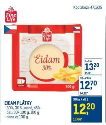 Makro Eidam plátky nabídka