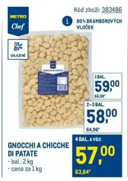 Makro GNOCCHI A CHICCHE DI PATATE nabídka