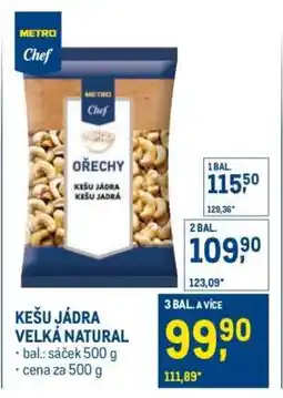 Makro Kešu jádra velká natural nabídka