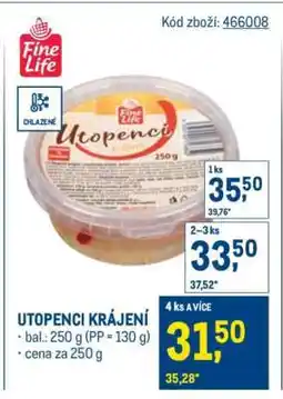 Makro Utopenci krájení nabídka
