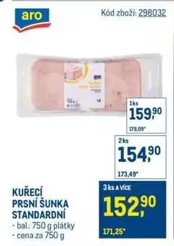 Makro Kuřecí prsní šunka standardní nabídka