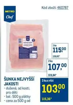 Makro Šunka nejvyšší jakosti nabídka