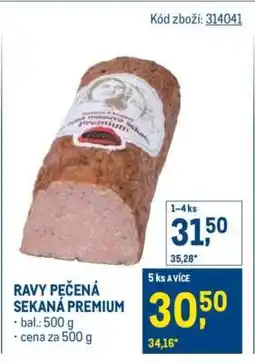 Makro RAVY PEČENÁ SEKANÁ PREMIUM nabídka