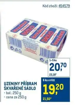 Makro UZENINY PŘÍBRAM ŠKVAŘENÉ SÁDLO nabídka