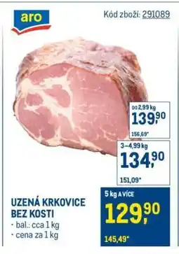 Makro Uzená krkovice bez kosti nabídka