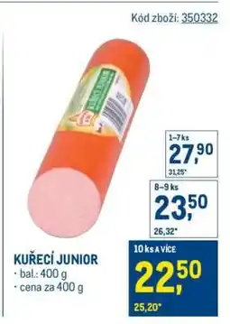 Makro Kuřecí Junior nabídka