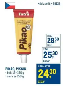 Makro PIKAO, PIKNIK nabídka
