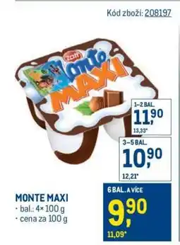 Makro Monte Maxi nabídka