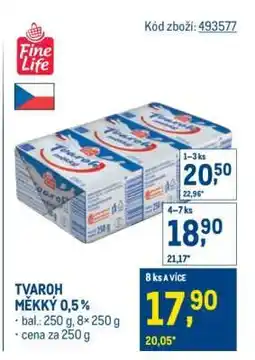 Makro TVAROH MĚKKÝ 0,5% nabídka