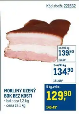 Makro MORLINY UZENÝ BOK BEZ KOSTI nabídka