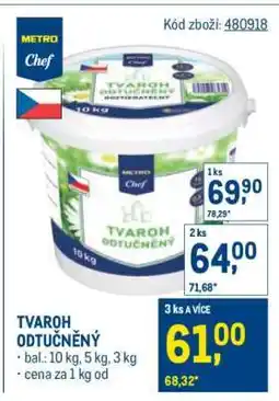 Makro Tvaroh odtučněný nabídka