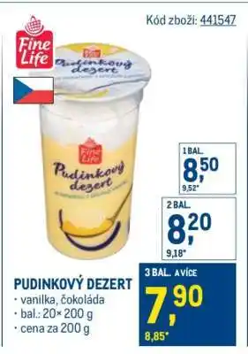 Makro PUDINKOVÝ DEZERT nabídka
