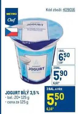 Makro Jogurt bílý 3,5 % nabídka