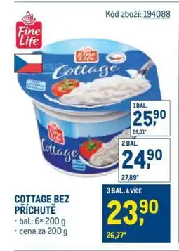Makro COTTAGE BEZ PŘÍCHUTĚ nabídka