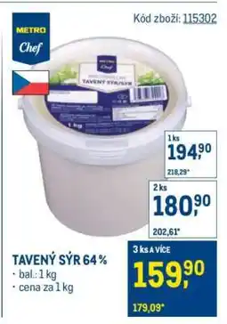 Makro Tavený sýr 64 % nabídka