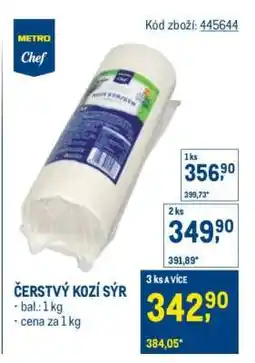 Makro Čerstvý kozí sýr nabídka