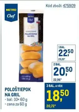 Makro Pološtiepok na gril nabídka