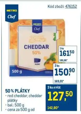 Makro Cheddar 50% nabídka