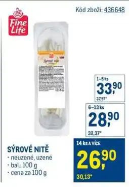 Makro Sýrové nitě nabídka