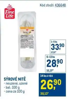 Makro Sýrové nitě nabídka
