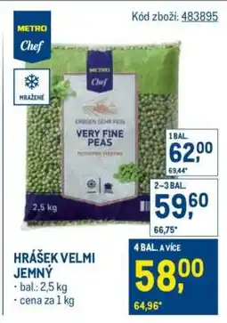 Makro Hrášek velmi jemný nabídka