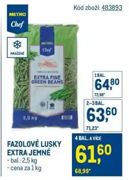 Makro FAZOLOVÉ LUSKY EXTRA JEMNÉ nabídka