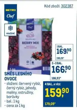 Makro Směs lesního ovoce nabídka