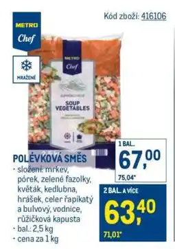 Makro Polévková směs nabídka