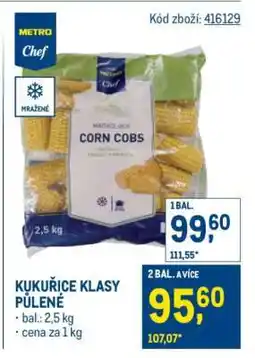 Makro Kukuřice klasy půlené nabídka