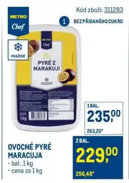 Makro OVOCNÉ PYRÉ MARACUJA nabídka