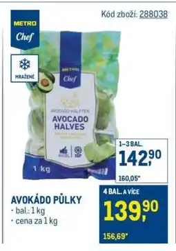 Makro Avokádo půlky nabídka