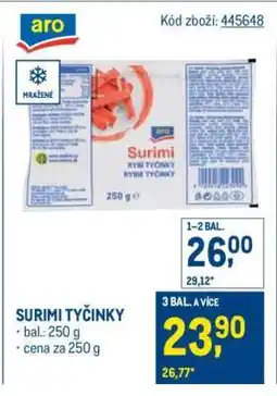 Makro Surimi tyčinky nabídka