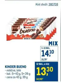 Makro KINDER BUENO nabídka