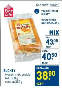 Makro TRADIČNÍ ČESKÉ BUCHTY nabídka