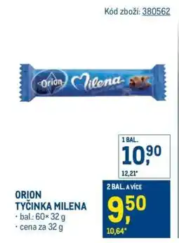 Makro Orion tyčinka Milena nabídka
