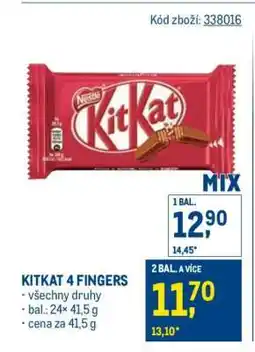 Makro KitKat 4 Fingers nabídka