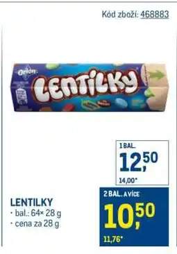 Makro Lentilky nabídka