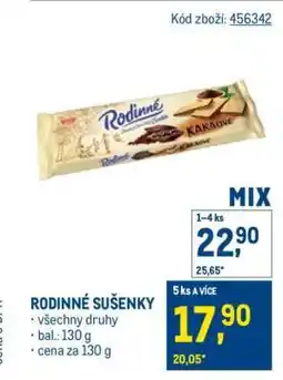 Makro Rodinné sušenky nabídka