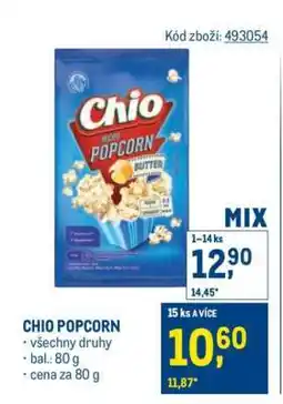 Makro Chio Popcorn nabídka