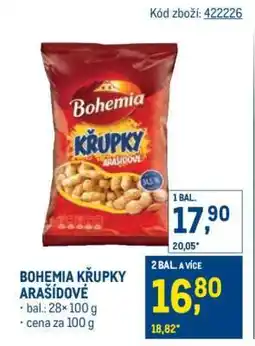 Makro Bohemia Křupky arašídové nabídka