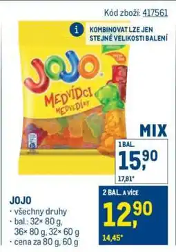 Makro JOJO nabídka
