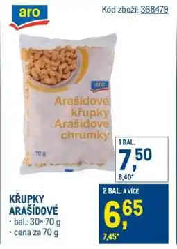 Makro Křupky arašídové nabídka
