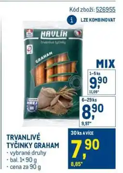 Makro TRVANLIVÉ TYČINKY GRAHAM nabídka