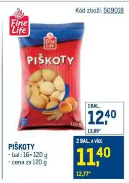Makro Piškoty nabídka