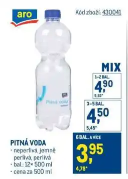 Makro Pitná voda nabídka