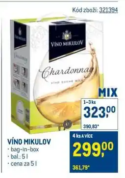 Makro Víno Mikulov nabídka